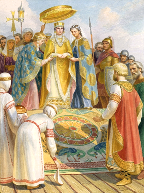 С. Ерошкин. Встреча византийской принцессы Анны.