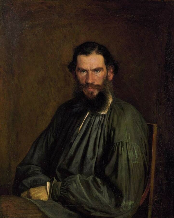 И. Н. Крамской. «Портрет писателя Льва Николаевича Толстого». 1873 год