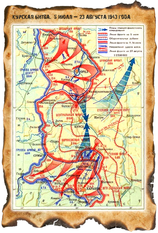 Курская битва. 5 июля – 23 августа 1943 года