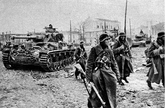 Немецкие войска в Житомире.