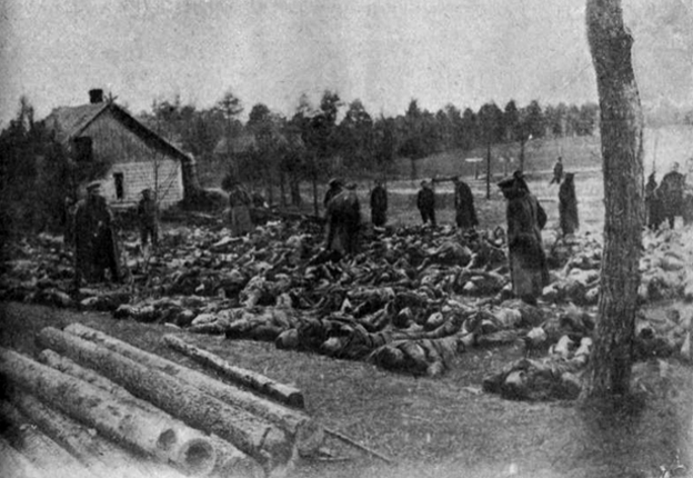 Русско-германский фронт. Жертвы газовой атаки. 25 сентября 1916 г.