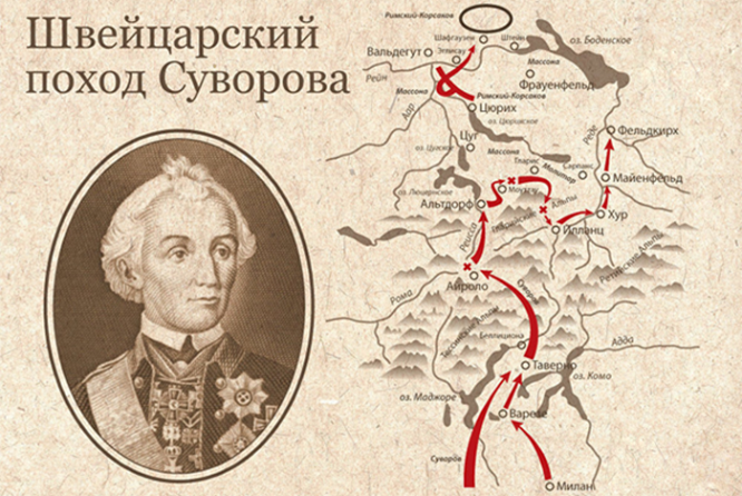Швейцарский поход Александра Суворова.