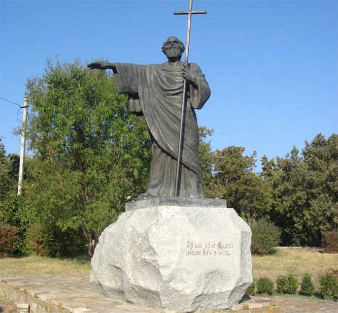 Памятник Андрею Первозванному, Севастополь, Крым.