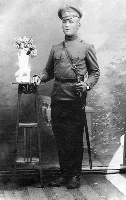 Унтер-офицер Русской императорской армии Иван Конев, 1916 г.