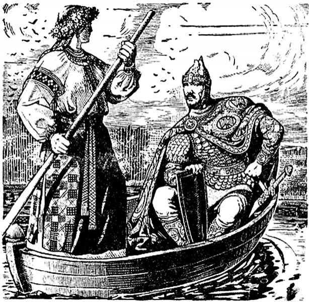 Встреча князя Игоря с Ольгой.