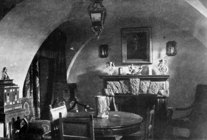 Место убийства Распутина в Юсуповском дворце. 1917 г.