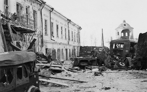 Новгородская область, Холмский район, Холм, улица Советская. 1941–1942 гг.