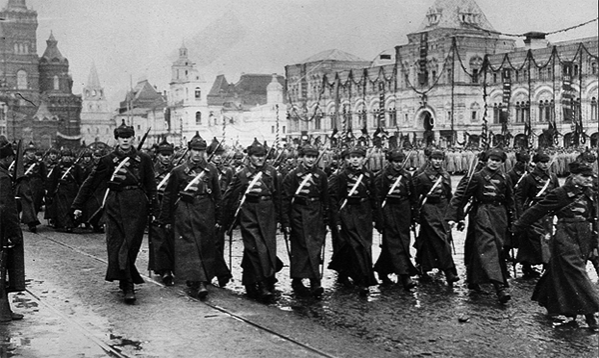 Парад Красной Армии на Красной площади. 1920-е годы