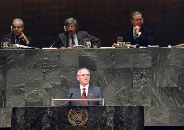 Выступление М. Горбачева на 43-й сессии Генеральной Ассамблеи ООН. 7 декабря 1988 г.
