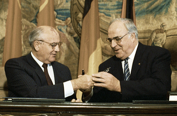Горбачев и Коль