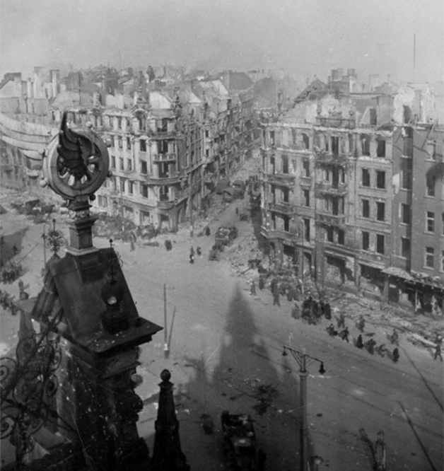 Вид Гданьска после освобождения от оккупантов