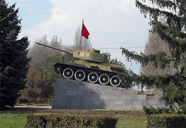 Памятный мемориал в городе Армянске
