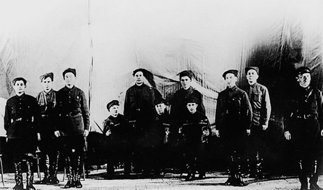 Первое выступление Ансамбля 12 октября 1928 года в ЦДКА