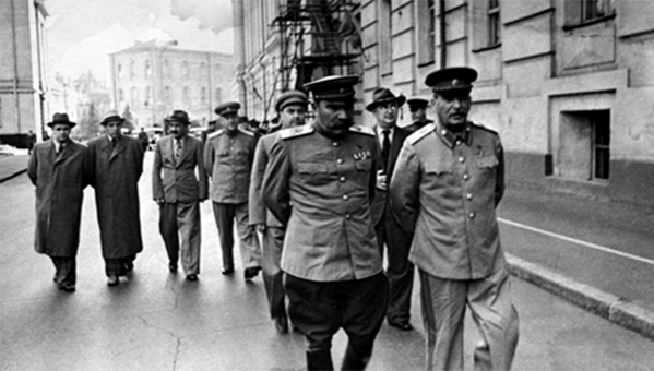 Семён Будённый и Иосиф Сталин