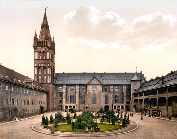 Замок в Кёнигсберге, 1900 г.