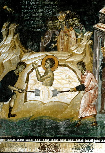 Великомученик Георгий Победоносец. Мучения в извести