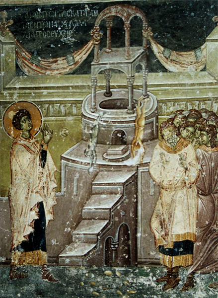 Святой Георгий сокрушает идолов