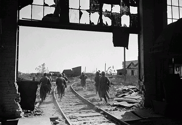 Бои на Сталинградском тракторном заводе