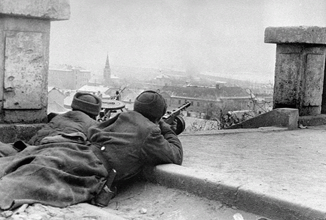 Войска 3-го Украинского фронта в боях за Будапешт, январь 1945 года