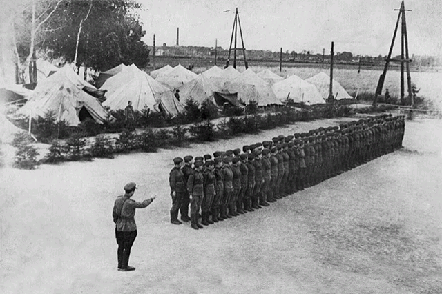 Летний лагерь ЦЖШСП. 1943 год. Фото из архива музея Великой Отечественной войны